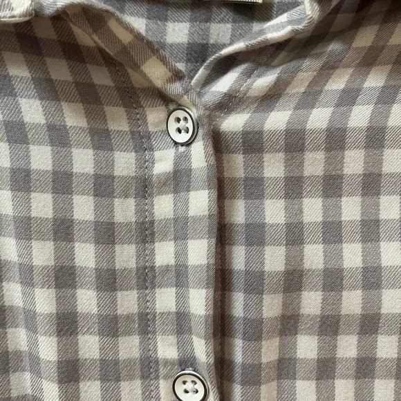 Jachs Girlfriend Plaid Top Size Medium - Picture 3 of 6